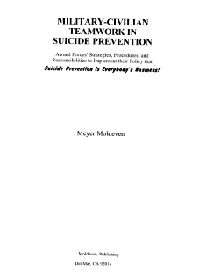 Military-Civilian Teamwork in Suicide Pr... by Meyer Moldeven