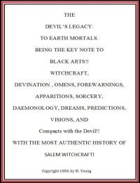 The Devil‘S Legacy- to Earth Mortals. Be... by M. Young