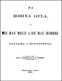 Ka Robina Gula (The Golden Robin) by Robina Gula