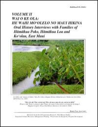 Maui Hikina, Volume Ii by Kepa Maly