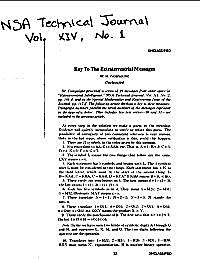Key to the Extraterrestrial Messages : V... by Campaigne, Howard, H.