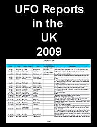 UFO Report 2009 from the United Kingdom by United Kingdom Ministry of Defence