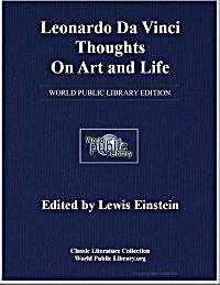 Leonardo da Vinci : Thoughts on Art and ... by Einstein, Lewis