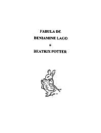 Fabula de Beniamine Lago by Potter, Helen, Beatrix, Mrs.