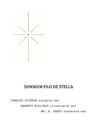 Somnium Filii de Stella by Dickens, Charles
