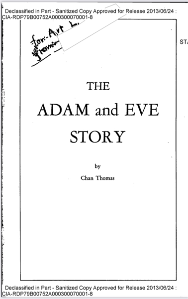 The Adam and Eve Story : DeClassified pa... by Thomas , Chan