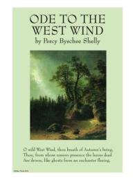Ode to the West Wind by Shelley, Percy, Bysshe