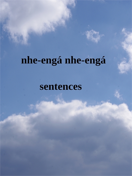nhe-enga : sentences by epapa, nhe
